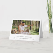 Invitation Code QR de mariage pour photo d'arche de fleurs sa (Devant)