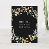 Invitation Code QR de photo de mariage sauvage boho rustique  (Devant)