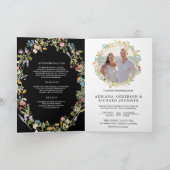 Invitation Code QR de photo de mariage sauvage boho rustique  (Intérieur)