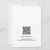 Invitation Code QR de réunion de famille Family Tree (Dos)