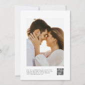 Invitation Code QR de script classique minimal en un seul Mar (Dos)