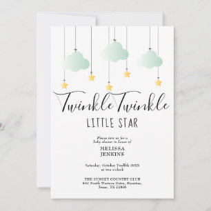 Invitation Code QR de Twinkle Twinkle Little Star pour Baby S