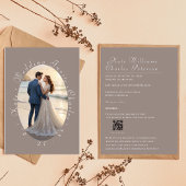 Invitation Code QR du cadre photo élégant