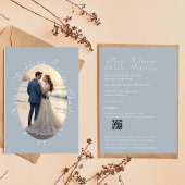 Invitation Code QR du cadre photo élégant