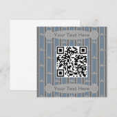 Invitation Code QR du camion fun et chic (Devant / Derrière)