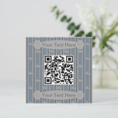 Invitation Code QR du camion fun et chic (Debout devant)