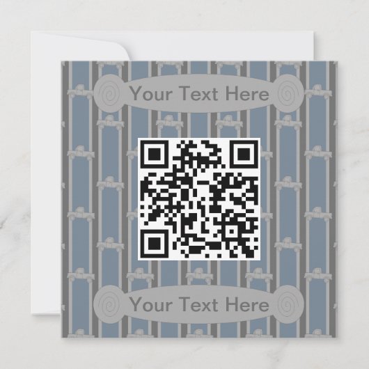 Invitation Code QR du camion fun et chic (Devant)