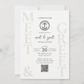 Invitation Code QR du logo de l'événement de dîner de réseaut (Devant)