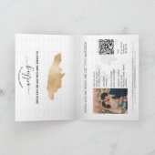 Invitation Code QR du passeport de destination Mariage Jamaïq (Intérieur)