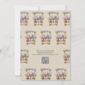 Invitation Code QR Elle est fraîche du marché Enterrement de (Dos)