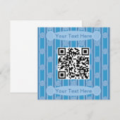 Invitation Code QR en spirale amusant et fantaisiste (Devant / Derrière)