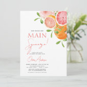 Invitation Code QR - Fête des mariées principale de stries d' (Debout devant)