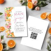 Invitation Code QR - Fête des mariées principale des agrumes 