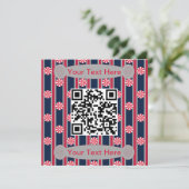 Invitation Code QR Fun and Fancy Pepperment (Debout devant)