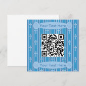 Invitation Code QR Fun et Fantaisie (Devant / Derrière)