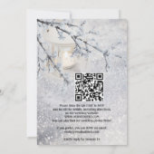 Invitation Code QR Lanterne Réception de Mariage Hivernal Nei (Dos)