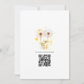 Invitation Code QR Mariage Dandelion (Dos)