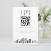 Invitation Code QR Mariage de Houston RSVP (Debout devant)