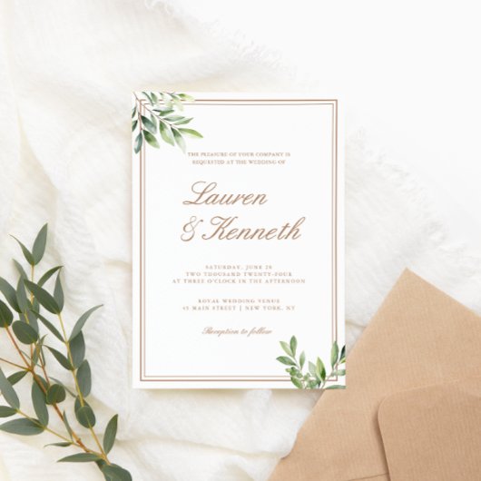 Invitation Code QR Mariage de Taupe légère