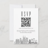 Invitation Code QR Mariage Nashville RSVP (Devant)