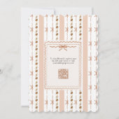 Invitation Code QR Mariage Tomber en Amour Enterrement de Vie (Dos)