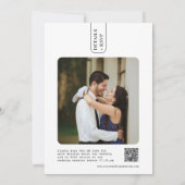 Invitation Code QR minimal d'arche géométrique poussiéreuse m (Dos)