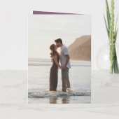 Invitation Code QR moderne violet élégant Mariage (Dos)