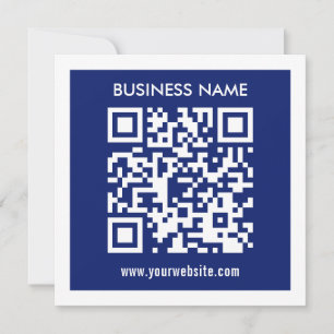 Invitation Code QR modifiable (généré instantanément)   bleu 