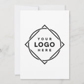 Invitation Code QR noir élégant et élégant (Dos)