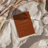 Invitation Code QR Or Argent Brûlé Élégant Mariage Vieille Fo