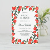 Invitation Code QR PERSONNALISÉ de Fête des mariées de cadre  (Debout devant)