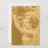 Invitation Code QR Photo Mariage (Devant)