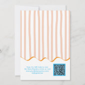 Invitation Code QR pour Baby Shower de Grossesse au Bord de l (Dos)