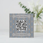 Invitation Code QR pour l'amusement et la fantaisie (Debout devant)