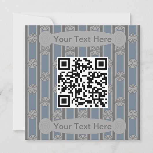 Invitation Code QR pour l'amusement et la fantaisie (Devant)