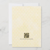 Invitation Code QR pour mariage de destination côtier sarcell (Dos)