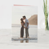 Invitation Code QR rose classique Mariage élégant (Dos)