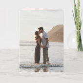 Invitation Code QR rose moderne Mariage élégant (Dos)