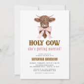 Invitation Code QR Saint-Vache Western Cowgirl Fête des marié (Devant)