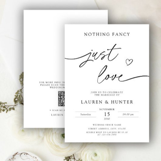 Invitation Code QR Script Rien de Fantastique Juste Amour Mar
