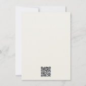 Invitation Code QR simple et convivial (Dos)