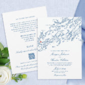 Invitation Code QR tout-en-un Portland Maine Mariage RSVP