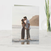 Invitation Code QR Vert Muet Classique Mariage Élégant (Dos)