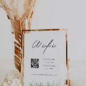 Invitation Code Wifi vert, Code QR Connexion Wifi