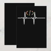 Invitation Coders Funny | Codage du programmeur de logiciel i (Devant / Derrière)