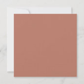 Invitation Codes de palette de mariage couleur d'automne HEX (Dos)