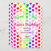 Invitation cœur (Devant / Derrière)