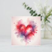 Invitation Coeur (Debout devant)