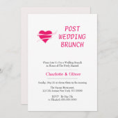 Invitation Coeur aimant (Devant / Derrière)