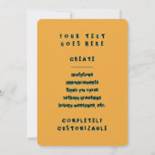 Invitation coeur anatomique (Dos)